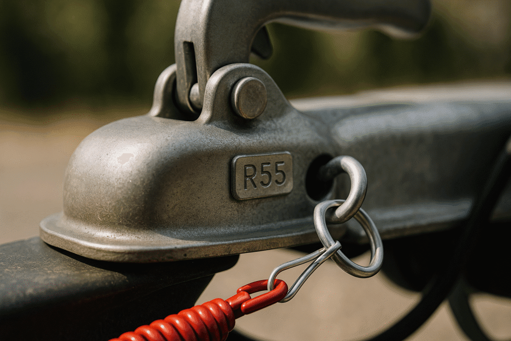 Travel trailer security lock for theft prevention
