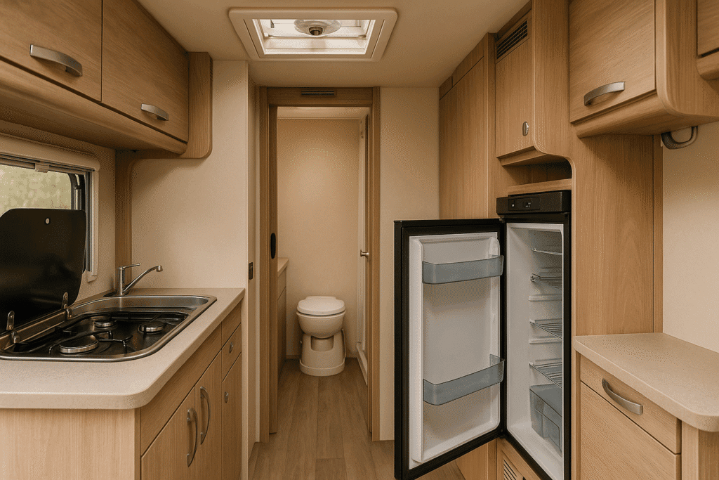 Modern travel trailer interior design